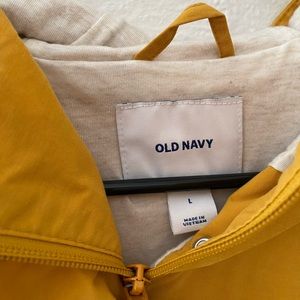 Old Navy Yellow Rain Jacket